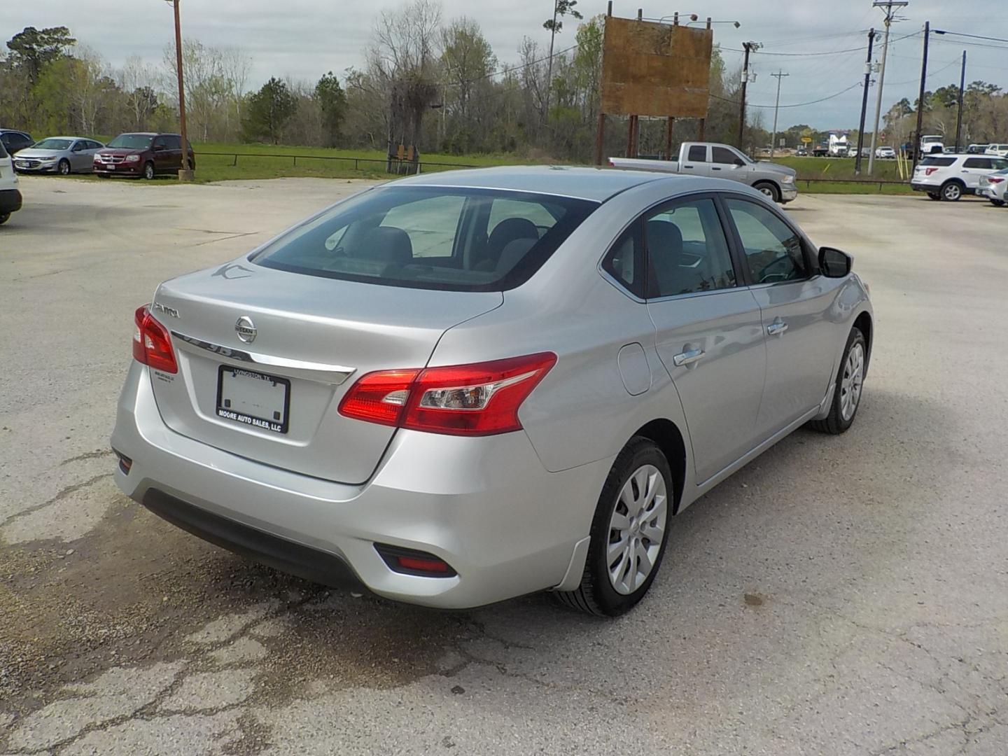 2017 Silver Nissan Sentra S (3N1AB7AP9HY) with an 1.8L L4 SFI DOHC 16V engine, Automatic transmission, located at 1617 W Church Street, Livingston, TX, 77351, (936) 327-3600, 30.710995, -94.951157 - Enjoy the ride without having to worry about what it's costing you! Nice! - Photo#6